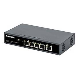 [IPP-ICI-561808] Intellinet Network Solutions PoE-Powered 5-Port Gigabit Switch with PoE Passthrough IPS-05G-65W