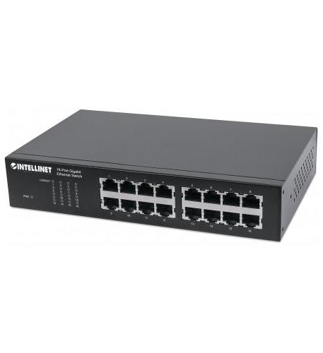 Intellinet Network Solutions 16-Port Gigabit Ethernet Switch IES-16GD